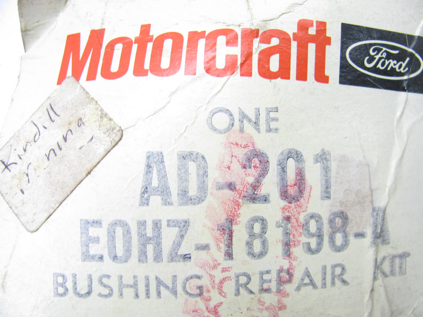 Motorcraft AD-201 Front Shock Bushing Repair Kit OEM Ford E0HZ-18198-A