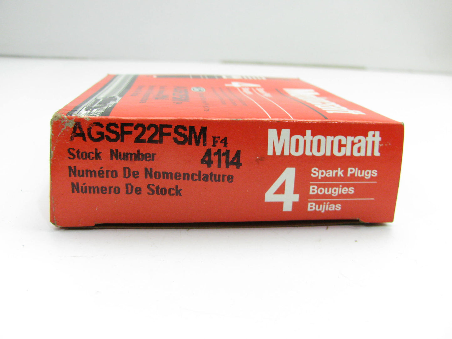 (4) Motorcraft AGSF22FSM Ignition Spark Plugs