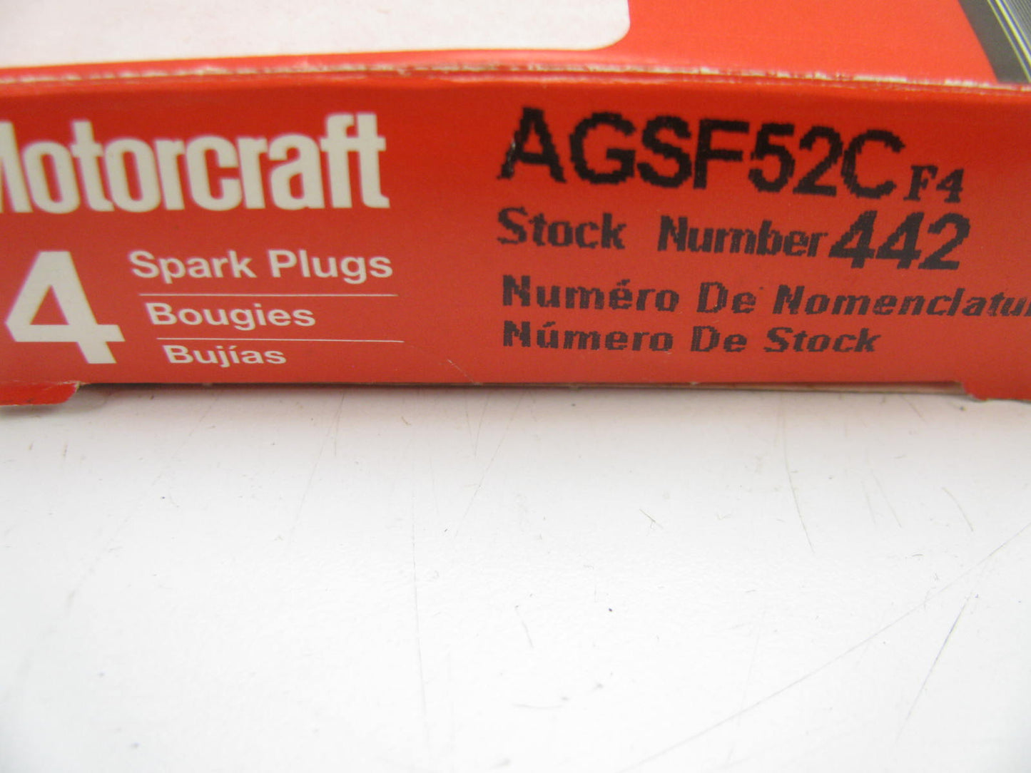 (4) Motorcraft AGSF52C Ignition Spark Plugs Replaces 5325 442 106