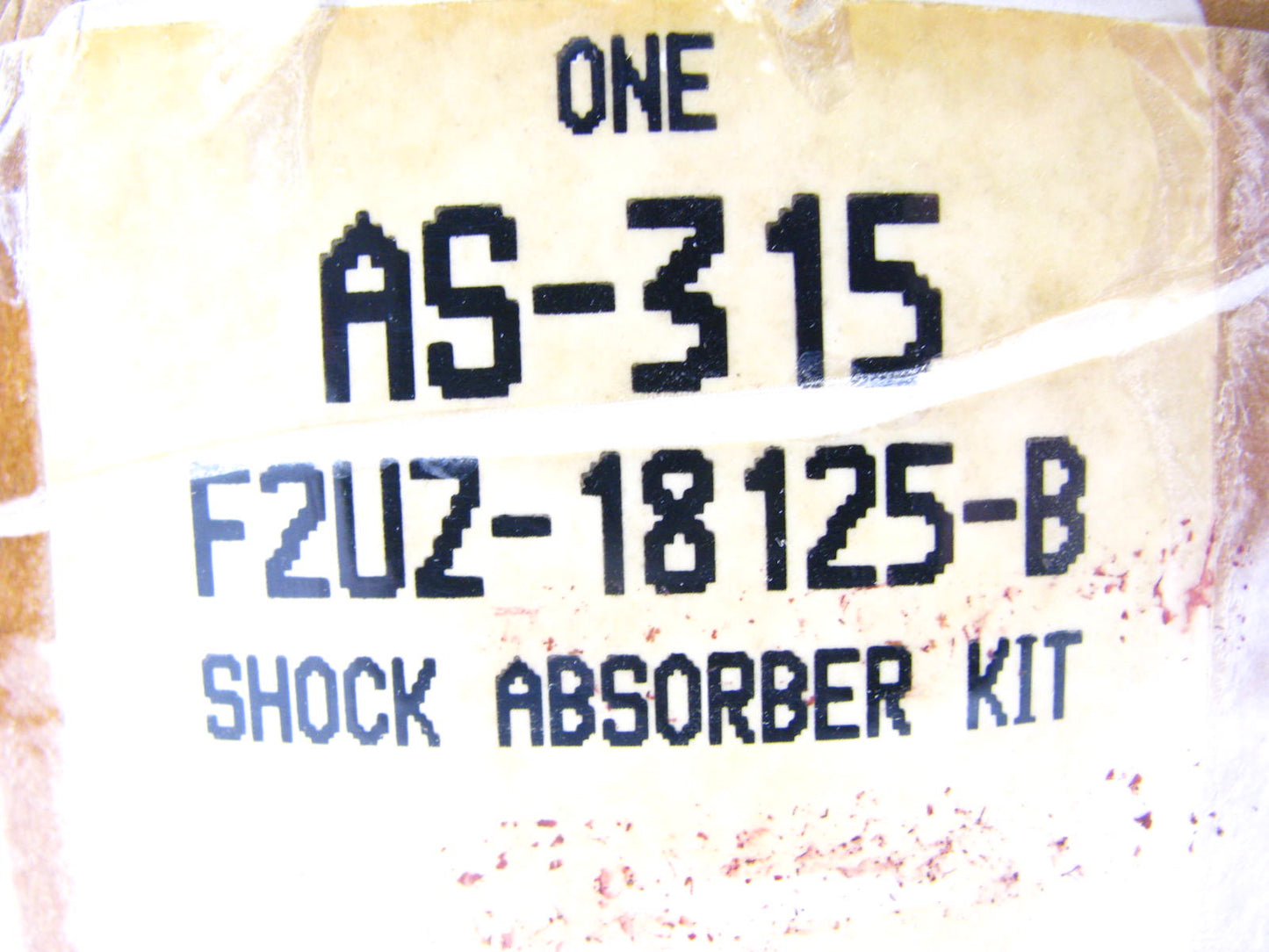(2) Motorcraft AS-315 Rear Shock Absorber