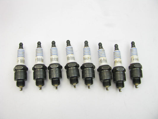 (8) Vintage Motorcraft AS82-7 Spark Plugs 4339428 RJ18YC6 5613882 R46SZ R46SX