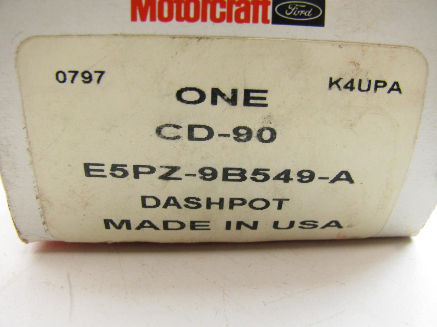 Motorcraft CD-90 Carburetor Dashpot Assembly
