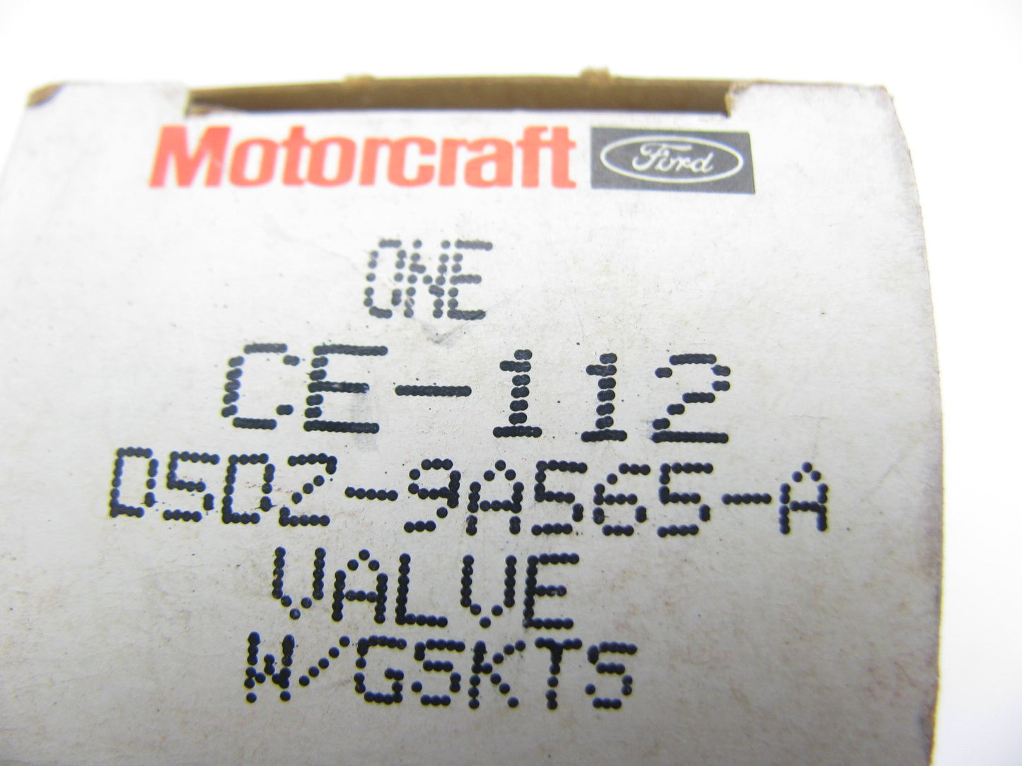 Motorcraft CE112 Carburetor Enrichment Power Valve - Ford 2100, 2150
