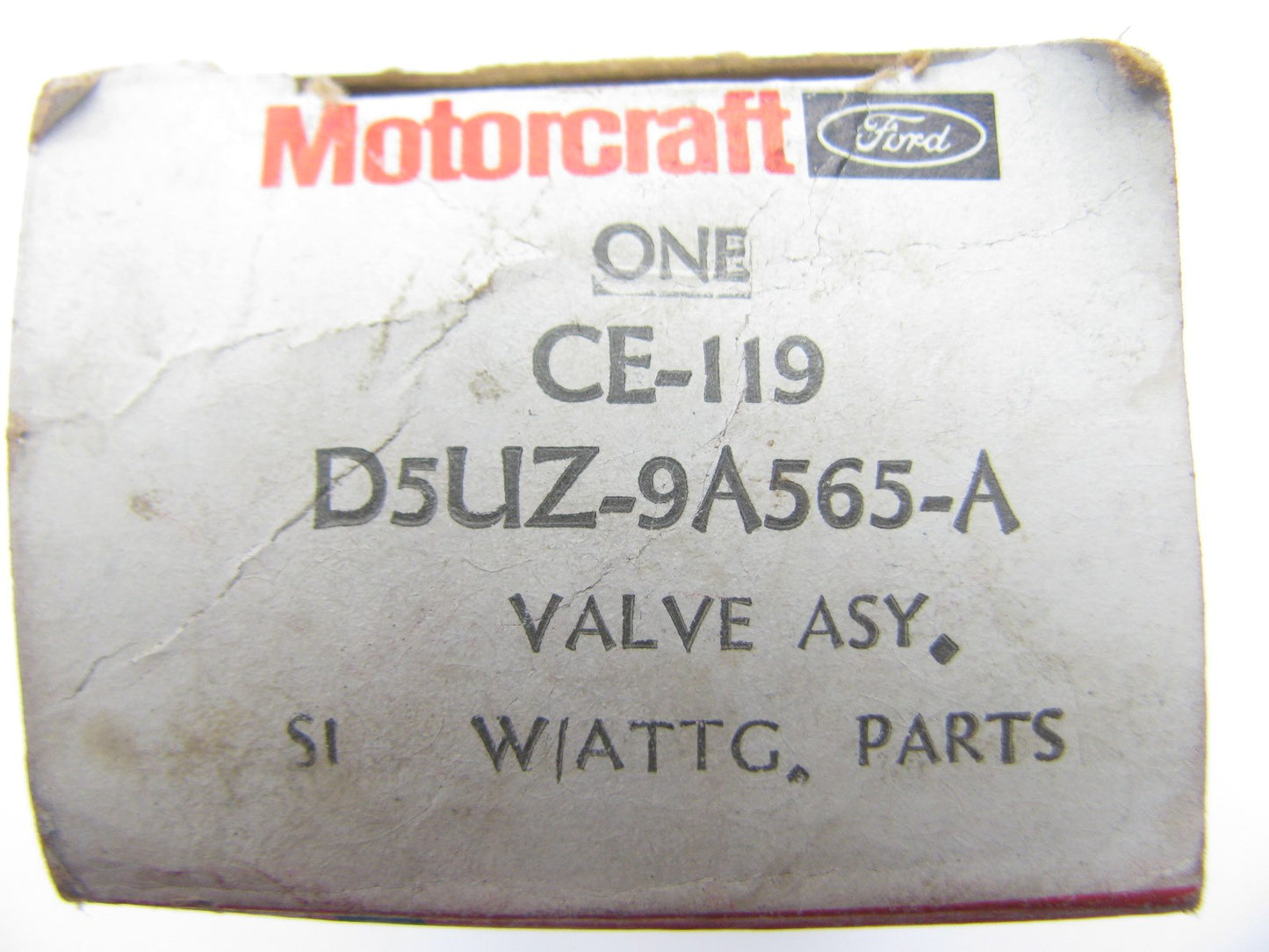 Motorcraft CE-119 Carburetor Power Valve For 2 Bbl. Carbs. Operates At 10:5'' Hg