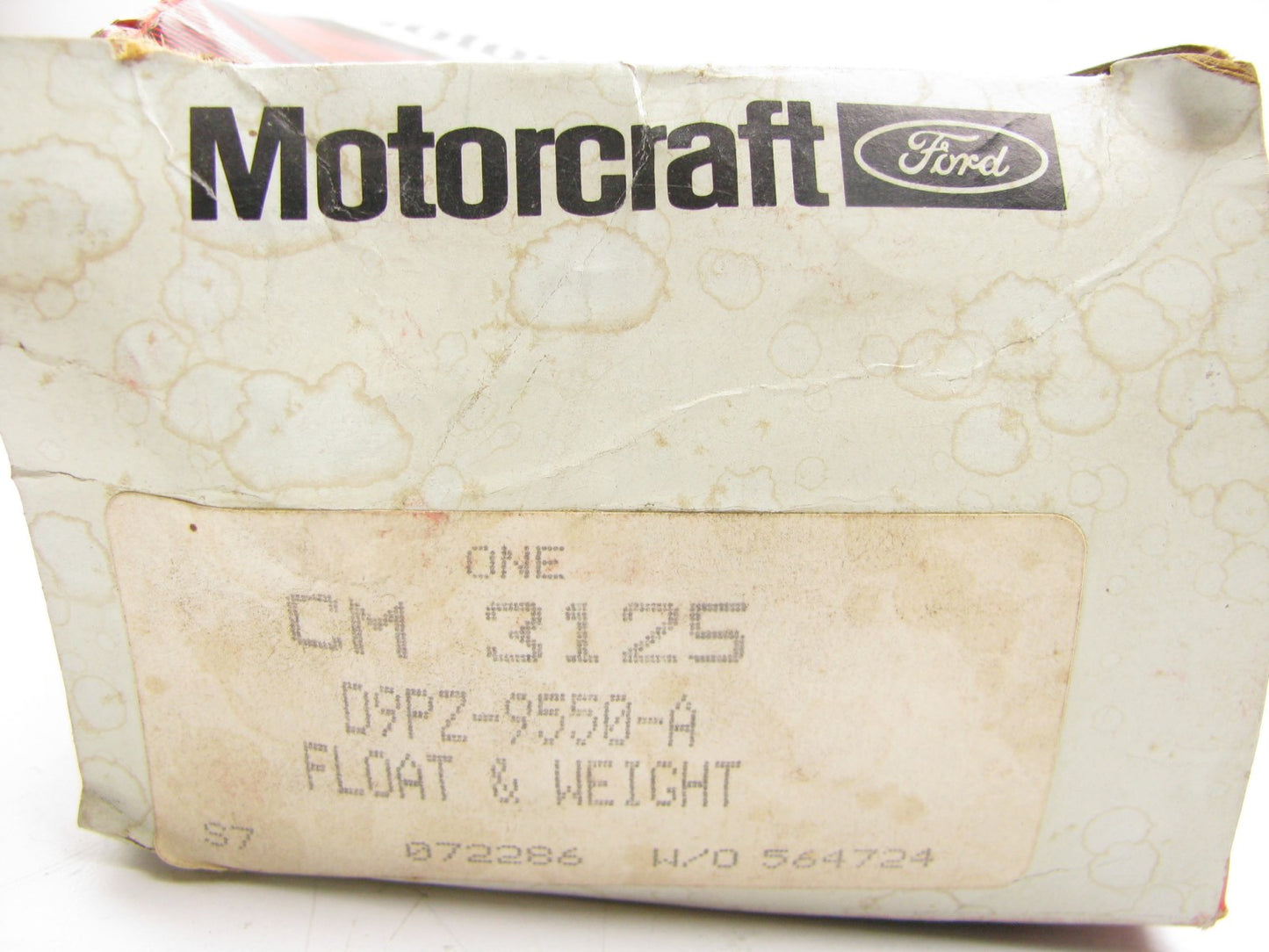 NEW Motorcraft CM-3125 Carburetor Float 79-81 Ford 200-L6 - Holley 1946 1-BBL