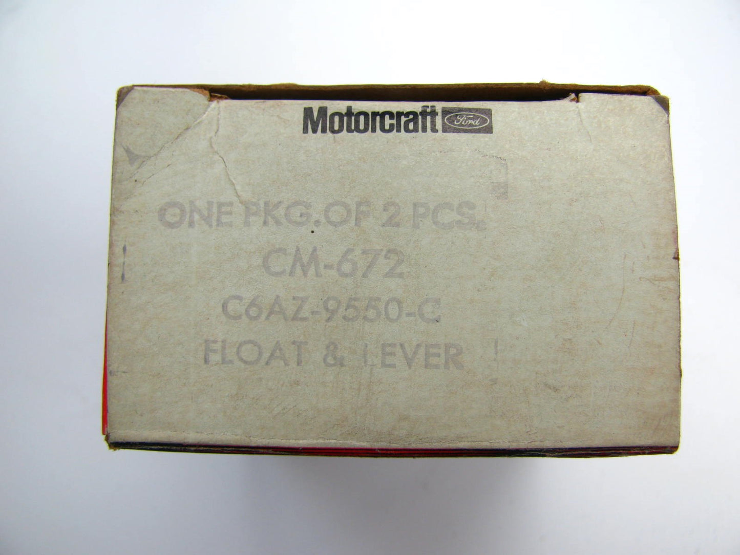 NOS 1966 Ford 4100 4V Carburetor Float C6AZ-9550-C MOTORCRAFT CM-672 - 1 PIECE