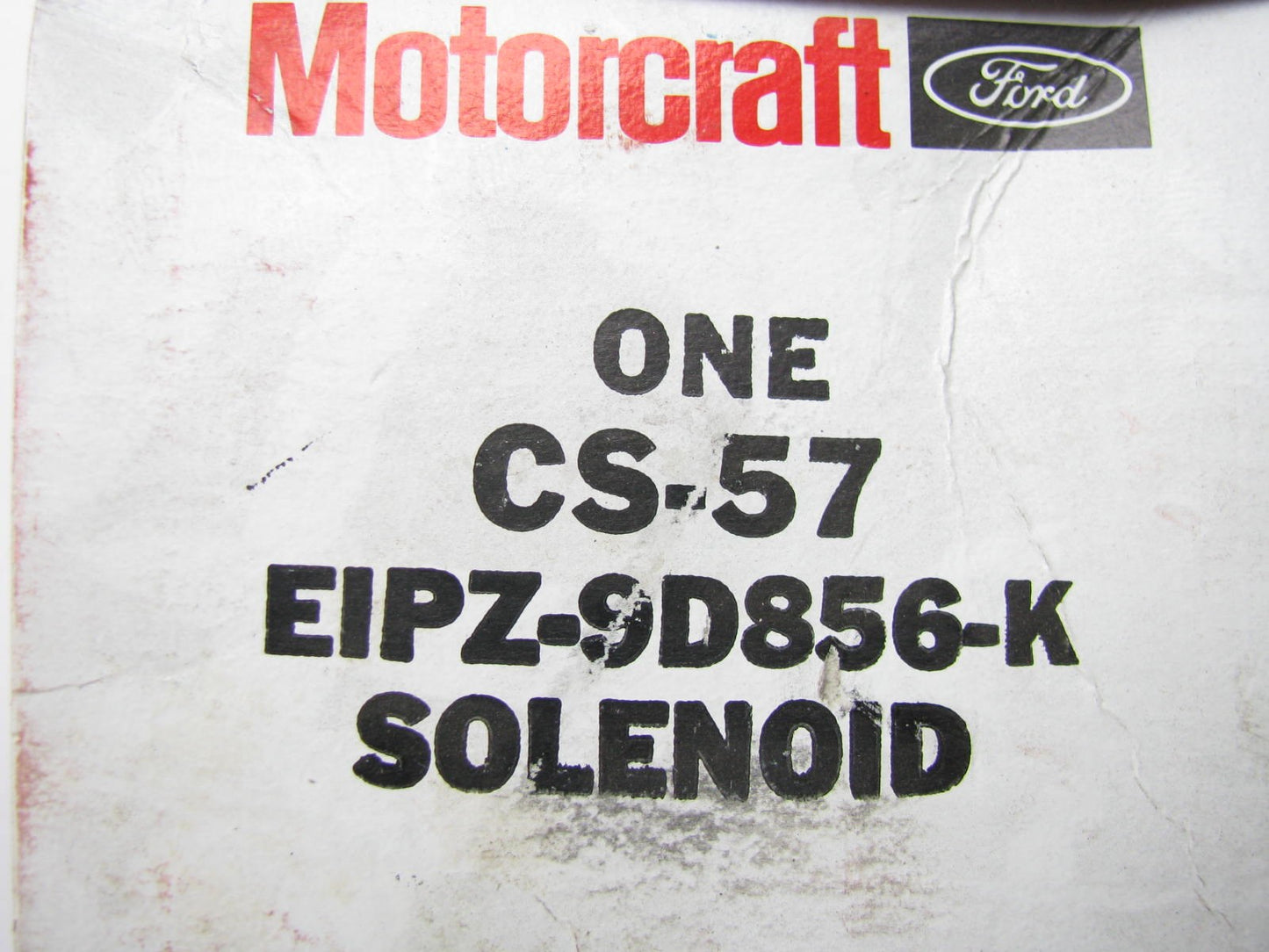 Motorcraft CS-57 Carburetor Idle Stop Solenoid For Holley 1946 1-BBL