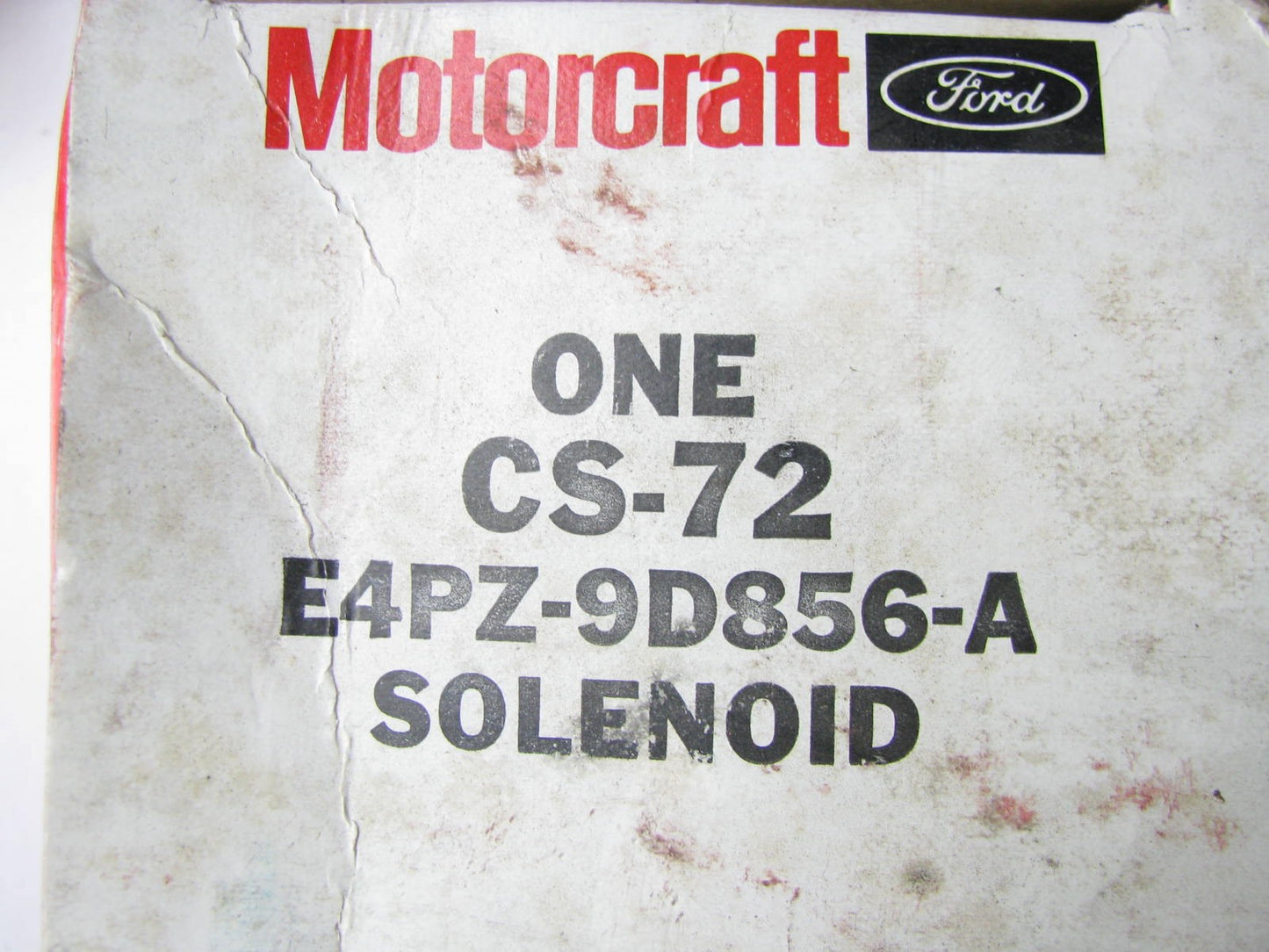 Motorcraft CS-72 Carburetor Idle Stop Solenoid - E4PE9D856A, E4PZ9D856A