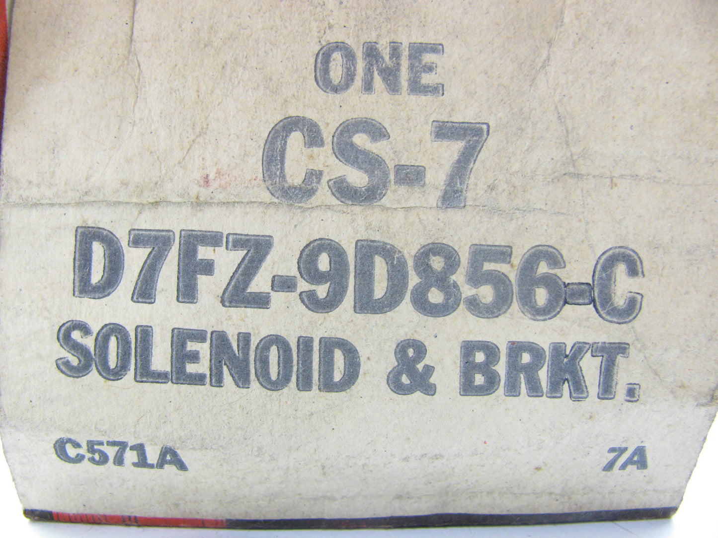 Motorcraft CS7 Carburetor Idle Stop Solenoid OEM Ford # D7FZ-9D856-C