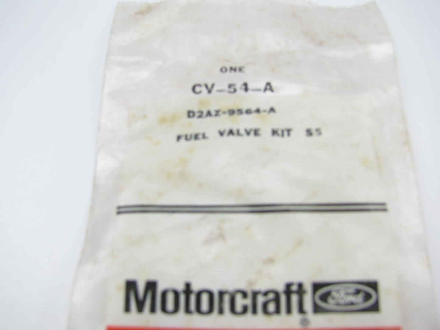 NOS Motorcraft CV-54A Carburetor Needle & Seat - OEM Ford D2AZ-9564-A