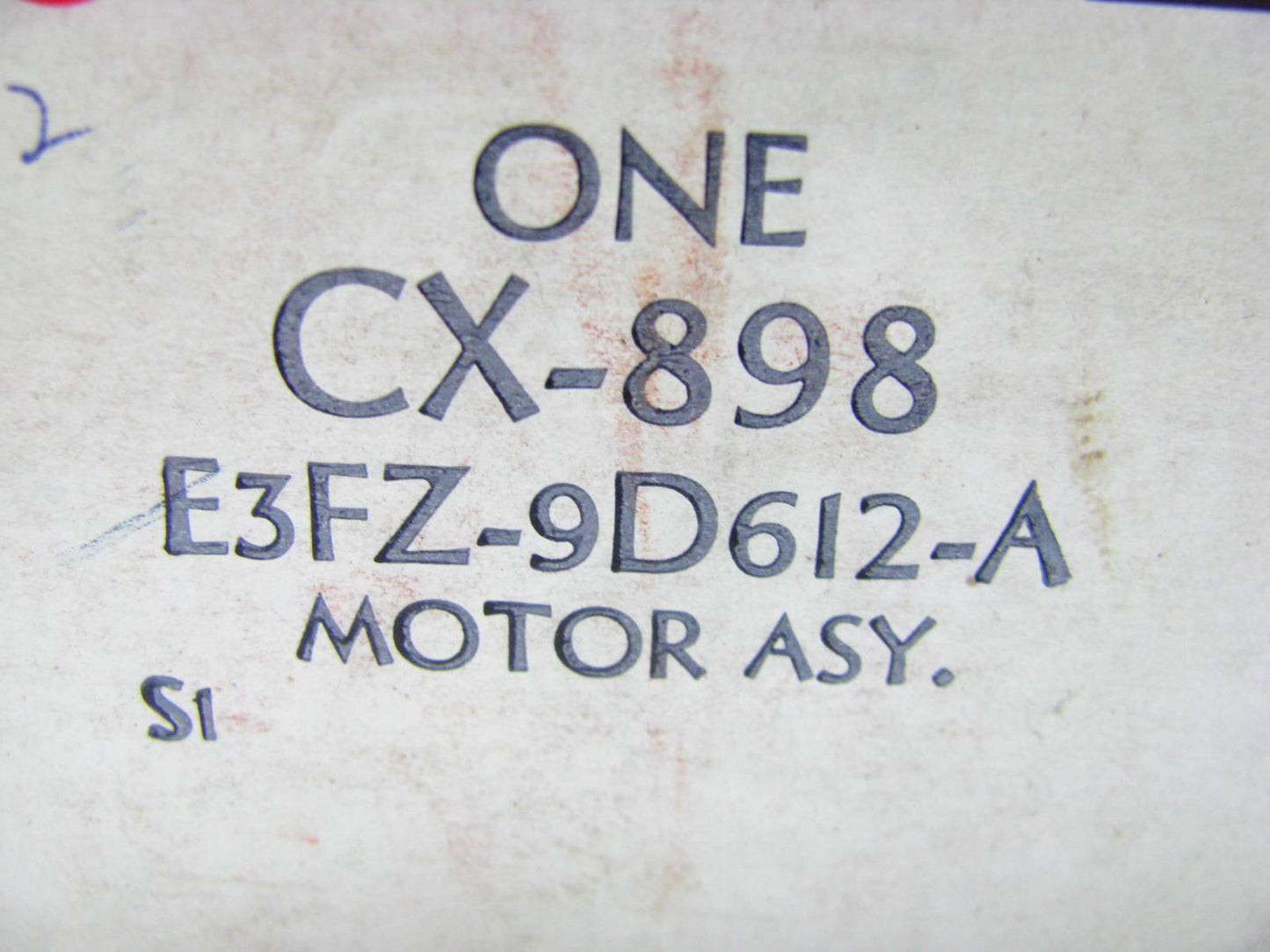 Motorcraft CX898 / E3FZ-9D612-A Air Cleaner Diaphragm Motor