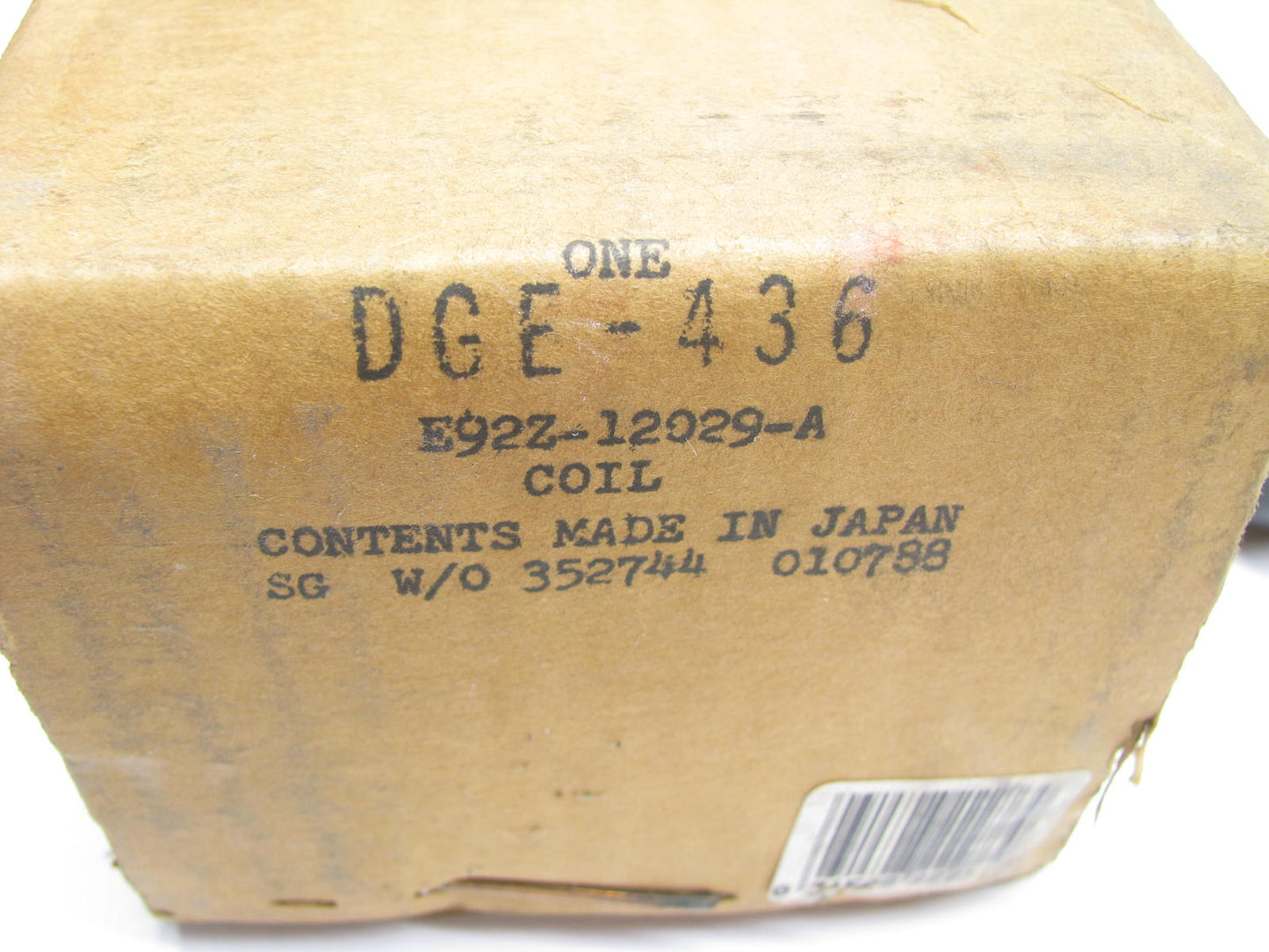 Motorcraft DGE-436 Ignition Coil For 1989 Ford Probe 2.2L-L4
