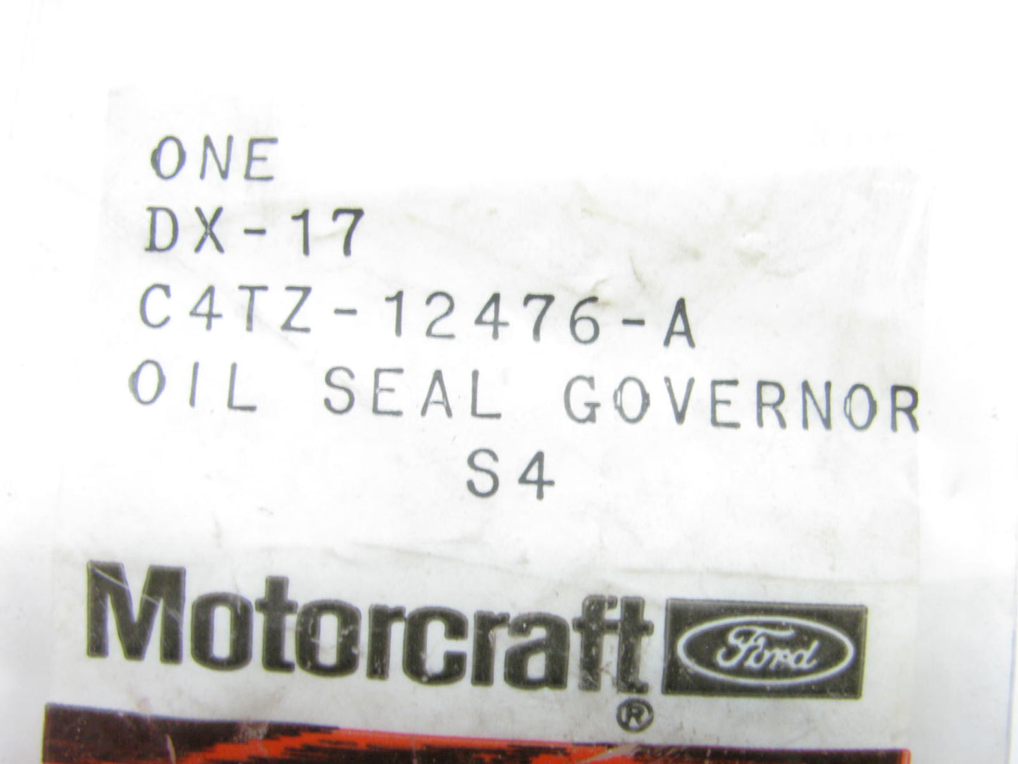 Motorcraft DX-17 Governor Shaft Oil Seal - Ford C4TZ-12476-A