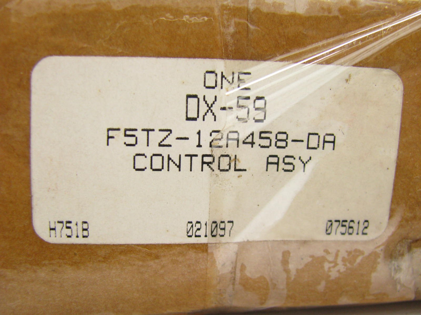 Motorcraft DX59 Speed Governor Control Module ECU F5TZ-12A458-DA F5TF-12A458-DA