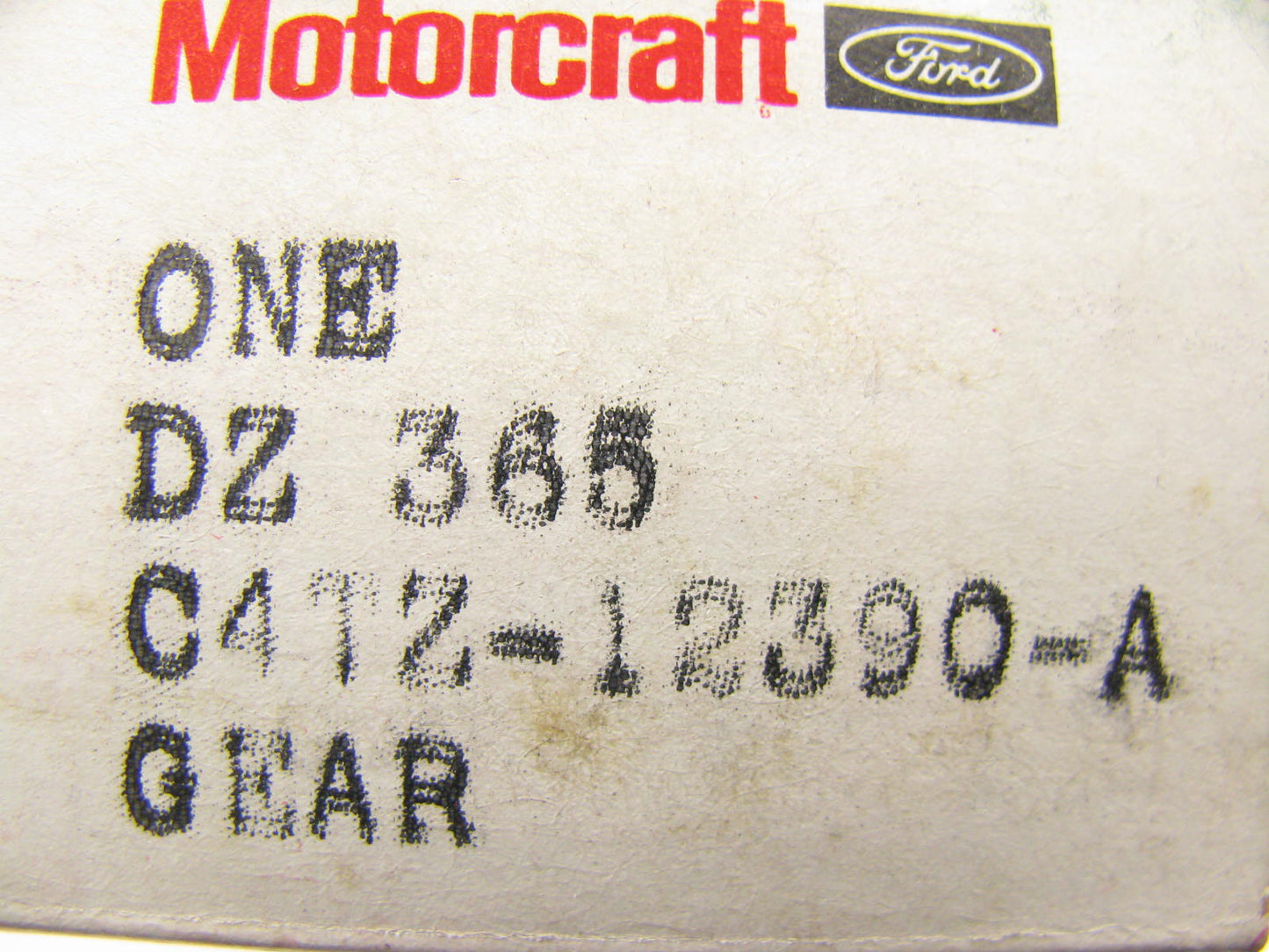Motorcraft DZ-365 Ignition Distributor Drive Gear - C4TZ-12390-A