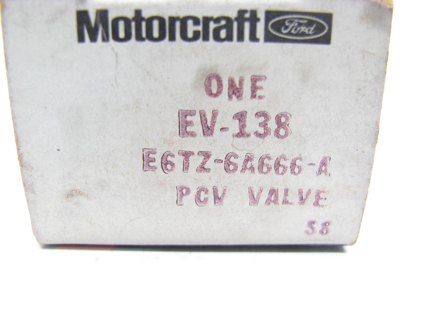 NEW GENUINE OEM Motorcraft EV138 PCV Valve Ford # E6TZ-6A666-A
