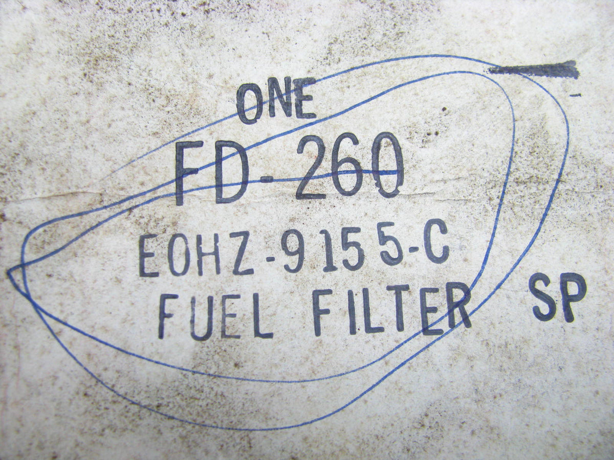 Motorcraft FD-260 Diesel Fuel Filter E0HZ-9155-C P3645 33364 LFF937 FF840