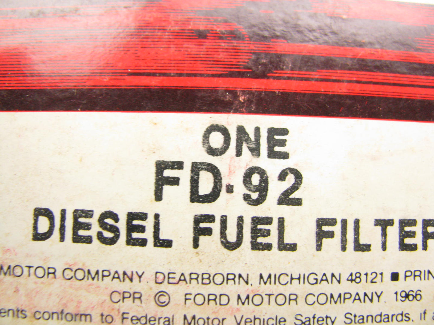 (3) Motorcraft FD-92 Fuel Filter Replaces P1108 33336 LK82I FF986 FF5067 P559275