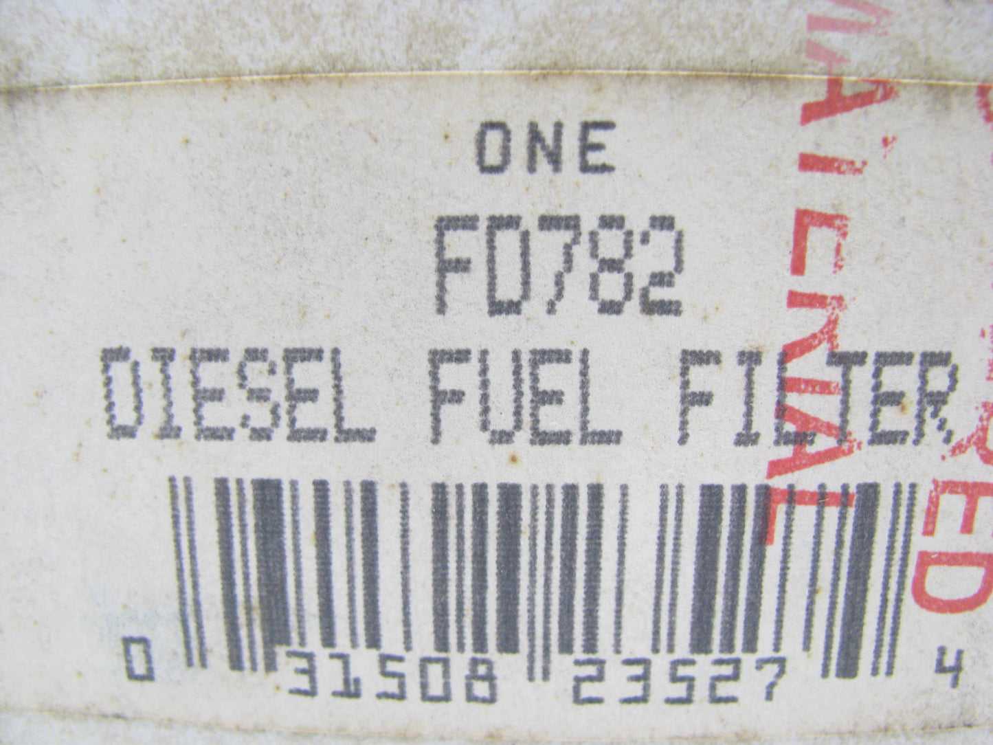 Motorcraft FD782-FILTER Diesel Fuel Water Separator Filter