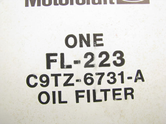 Motorcraft FL-223 Oil Filter Replaces 51261 L39260 LFP791 LF352 LF654 P559017