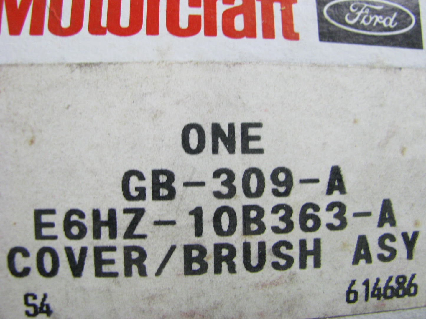 Motorcraft GB-309-A Ford 1G Series Blue Back Truck ER/EF Alternator Brush Holder