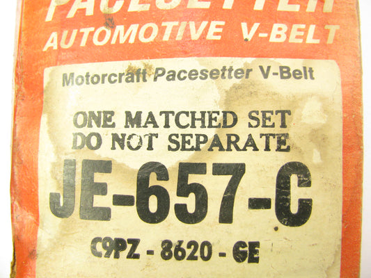 Motorcraft JE-657-C Accessory Drive Belt - 0.69'' X 66.00'' - 38 Degree