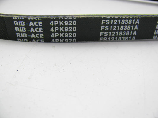 Motorcraft JK4-368 Serpentine Belt - 0.56'' X 37.00'' - 4 Ribs