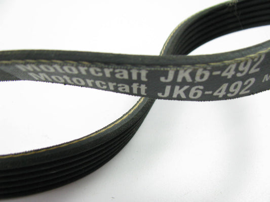 Motorcraft JK6-492 Serpentine Belt - 0.84'' X 49.50'' - 6 Ribs