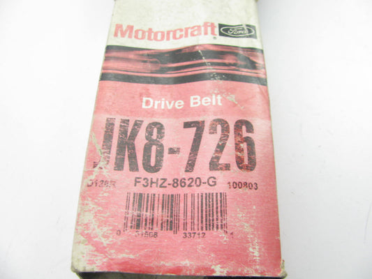 NEW GENUINE OEM Motorcraft JK8-726 Serpentine Belt for 1993-95 Ford F800 Diesel