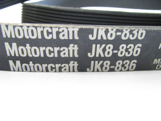 Motorcraft JK8-836 Serpentine Belt - 1.12'' X 83.50'' - 8 Ribs