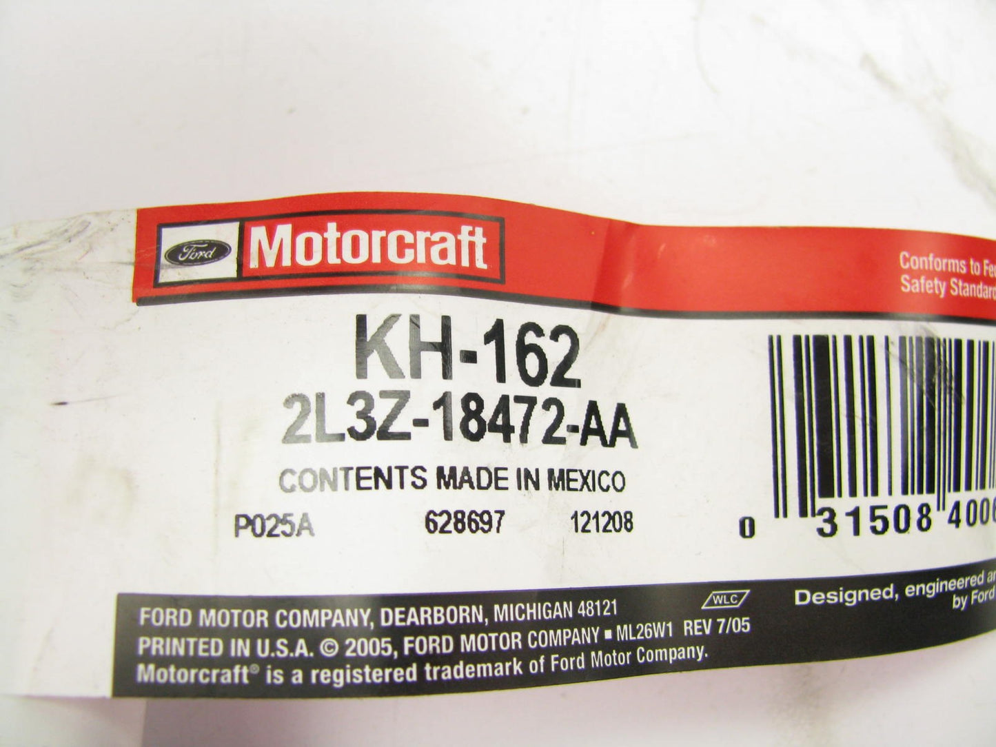 NEW Motorcraft KH162 HVAC Molded Heater Hose Heater Core Outlet 00-04 F150 5.4L