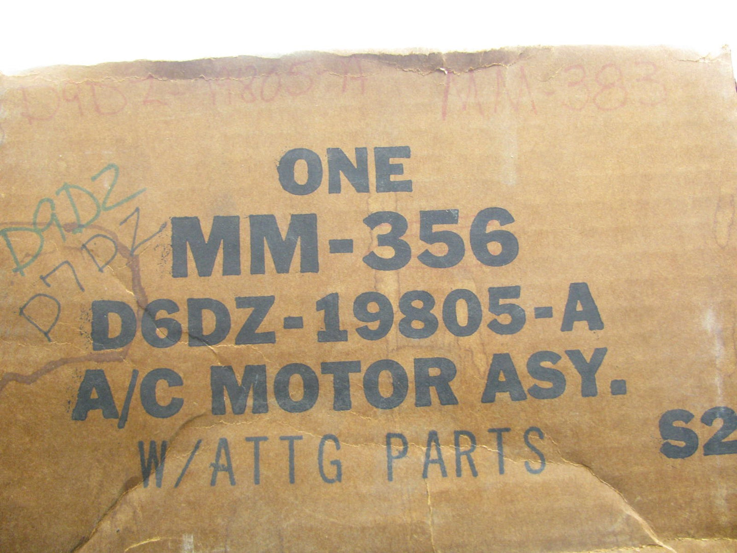 NEW OEM Motorcraft MM-356 Blower Motor 1975-1980 Ford Granada # D6DZ-19805-A
