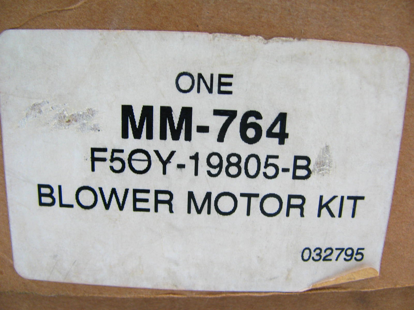 Motorcraft MM-764 HVAC Blower Motor - F5OY-19805-B