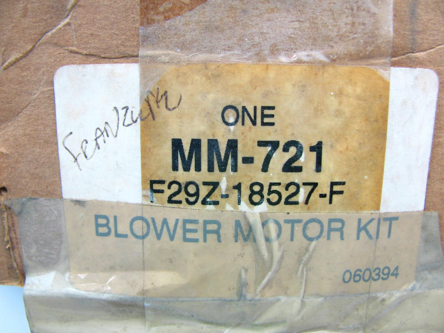 NEW GENUINE OEM Motorcraft MM721 Blower Motor 1992-97 Aerostar WITHOUT A/C ONLY