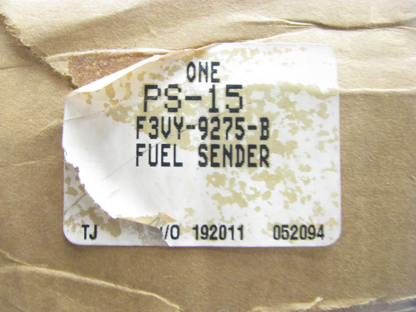 Motorcraft PS15 Fuel Tank Level Sender Gauge Sending Unit (ELECTRONIC CLUSTER)