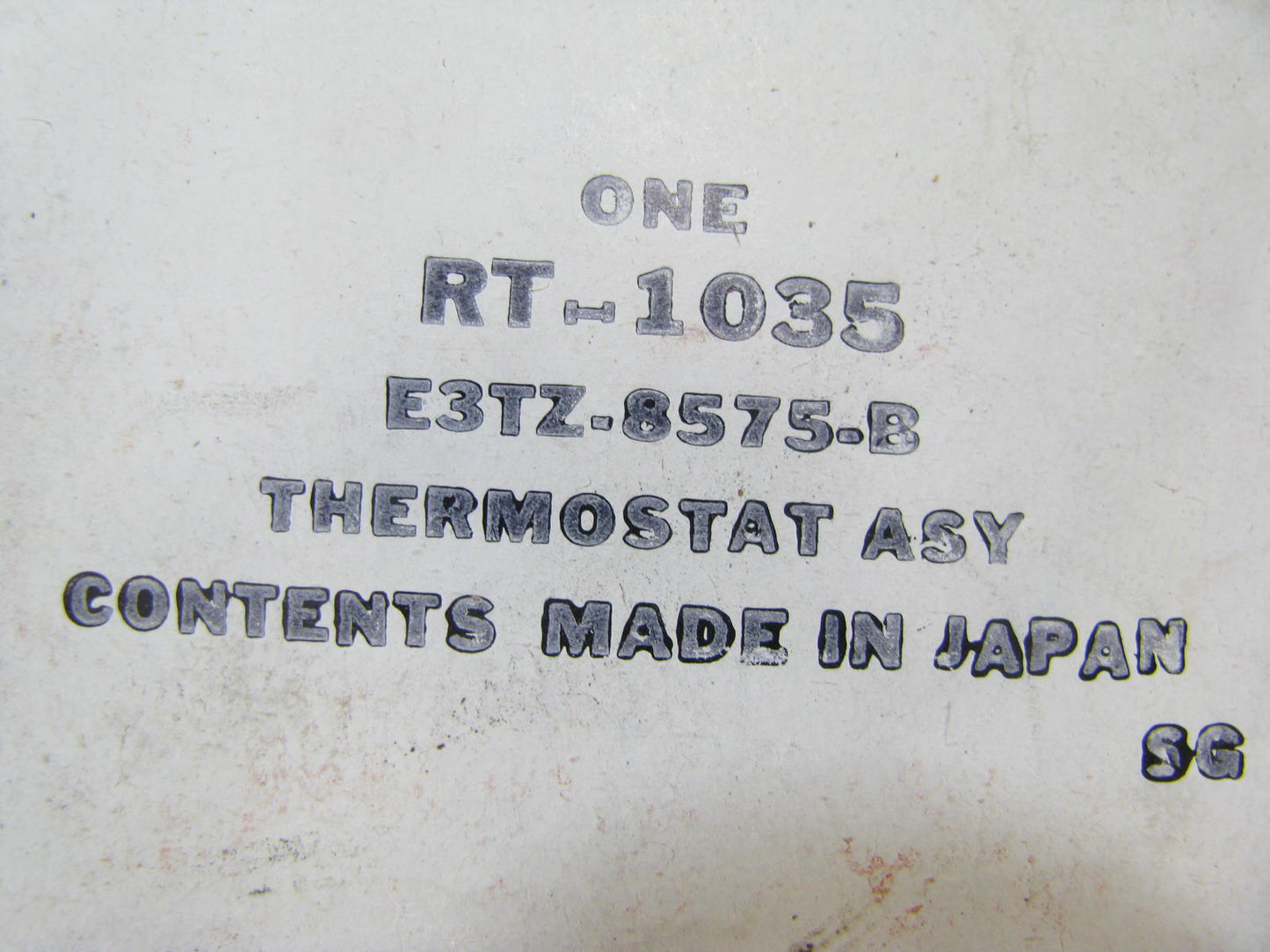 NEW GENUINE Motorcraft RT-1035 Engine Coolant Thermostat 195 Degree E3TZ-8575-B