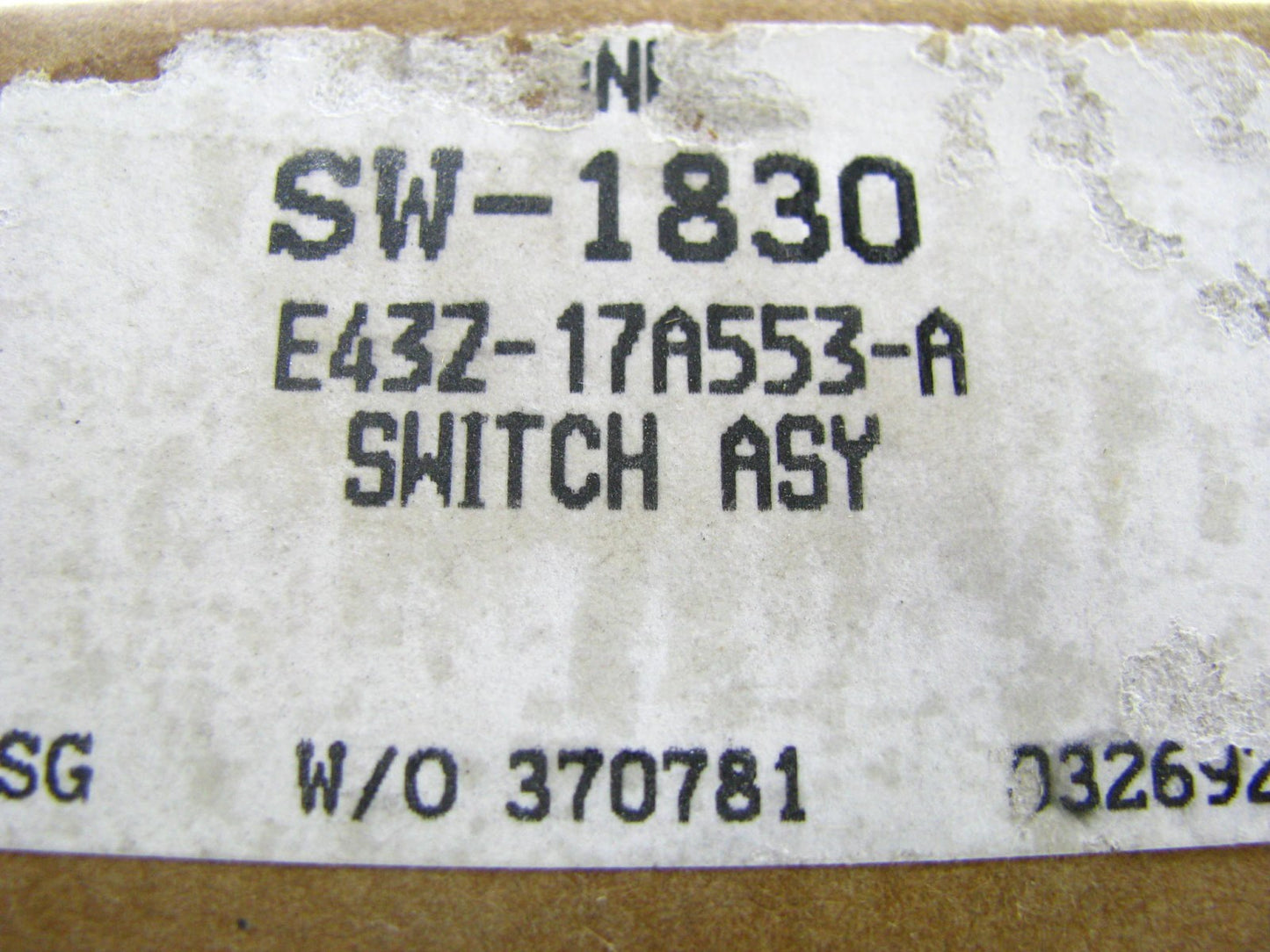 New Genuine OEM Motorcraft SW-1830 Windshield Wiper Washer Switch E43B-17A553-AB