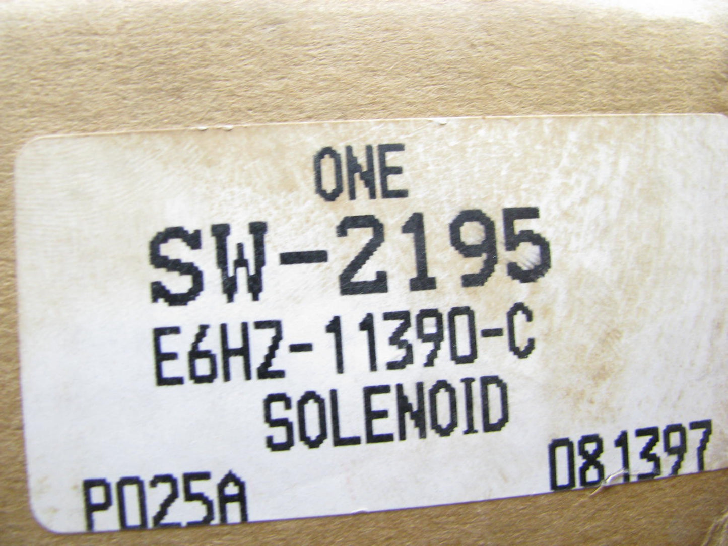 Motorcraft SW-2195 Starter Solenoid Switch - 42MT 12 Volt Starter E6HZ-11390-C