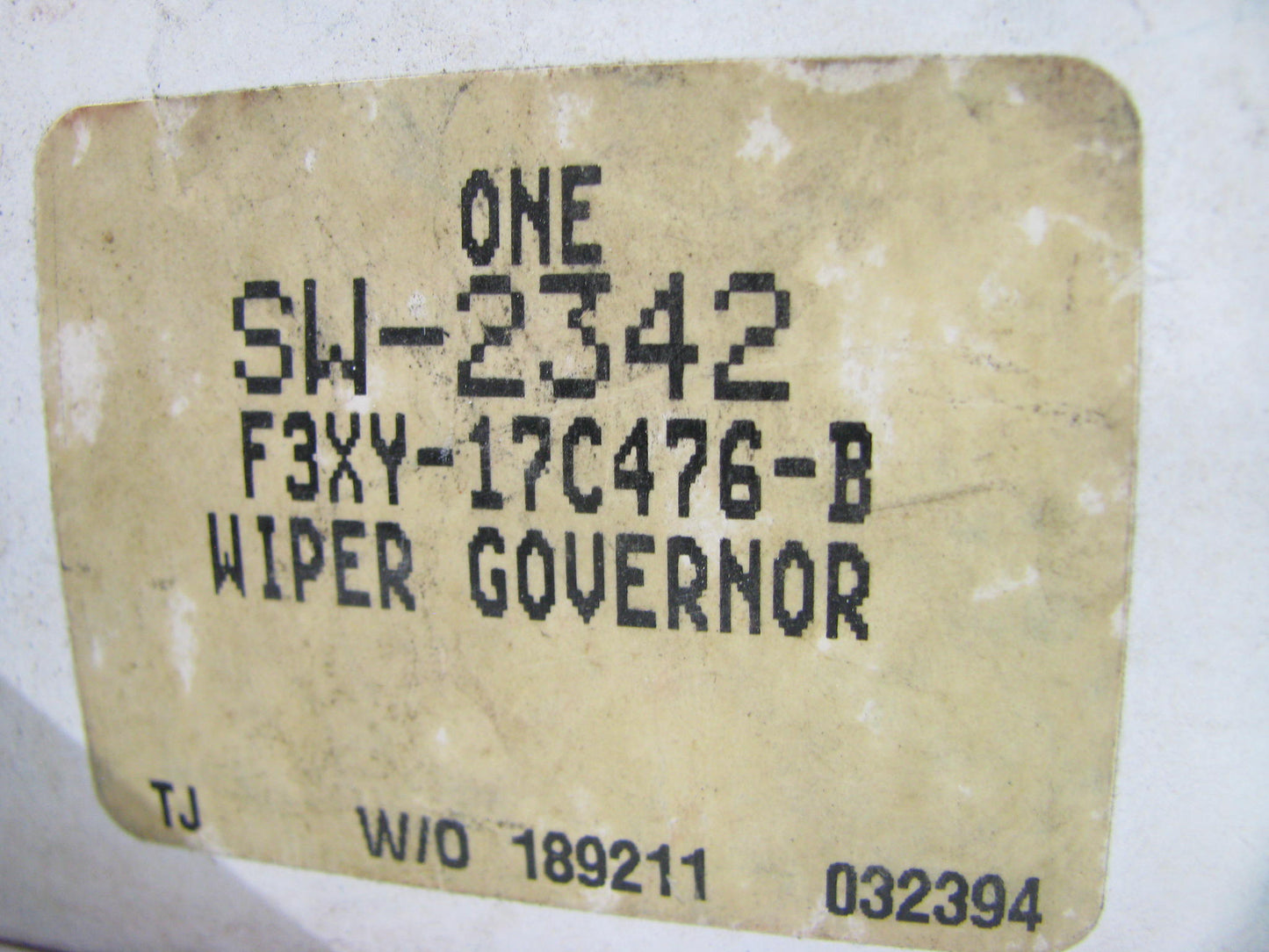 New Motorcraft SW-2342 WIndshield Wiper Governor Timer For 1994 Villager