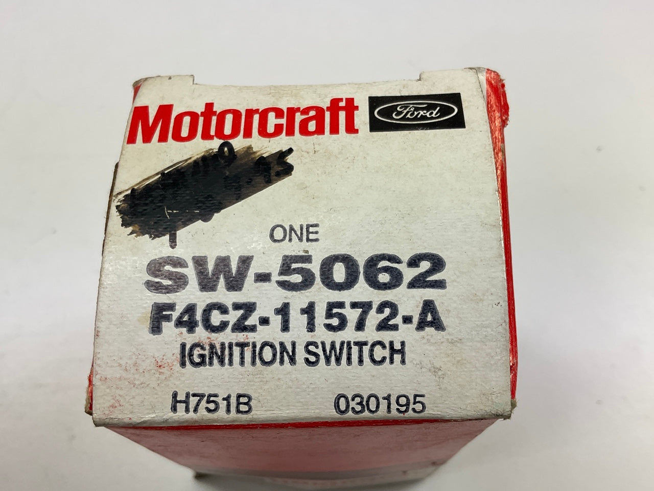 Motorcraft SW5062 Ignition Switch OEM Ford F4CZ-11572-A - 1994-95 Escort, Tracer