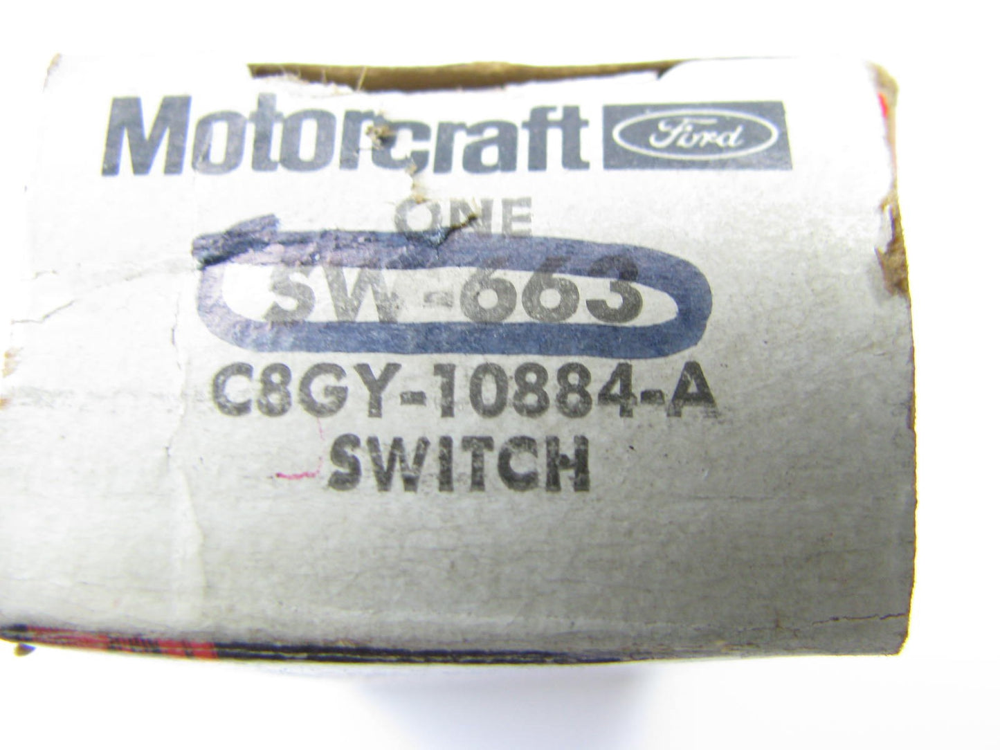 NOS Motorcraft SW-663 Temperature Sending Switch Sensor OEM Ford # C8GY-10884-A