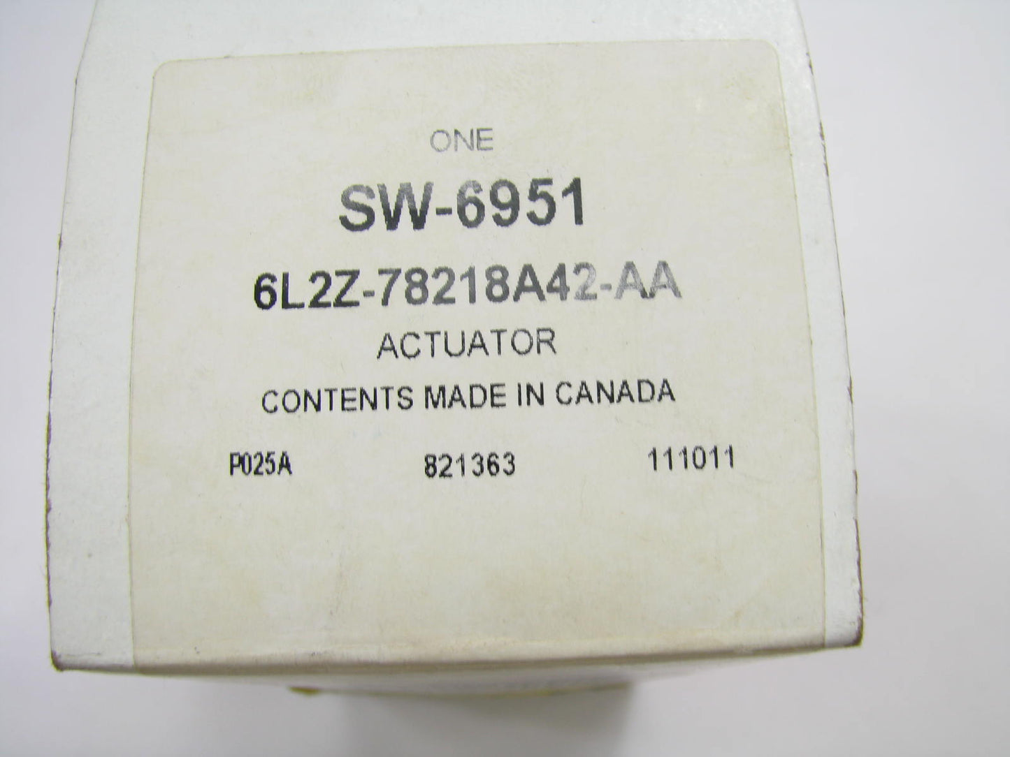 NEW Motorcraft SW-6951 FRONT/REAR RIGHT Door Lock Actuator 6L2Z-78218A42-AA