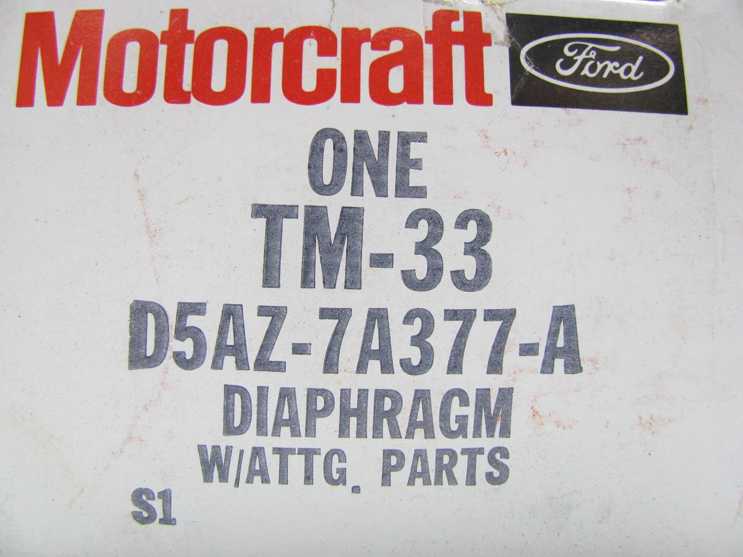 NEW GENUINE Motorcraft TM-33 Auto Trans Modulator Valve OEM Ford D5AZ-7A377-A