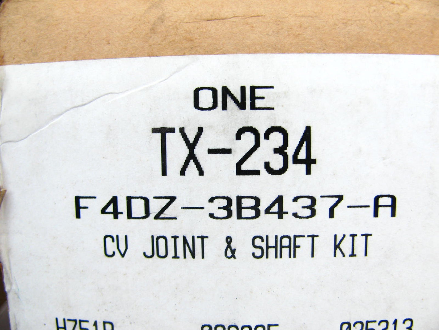 NEW GENUINE OEM FORD F4DZ-3B437-A Front Left CV Axle Motorcraft TX234