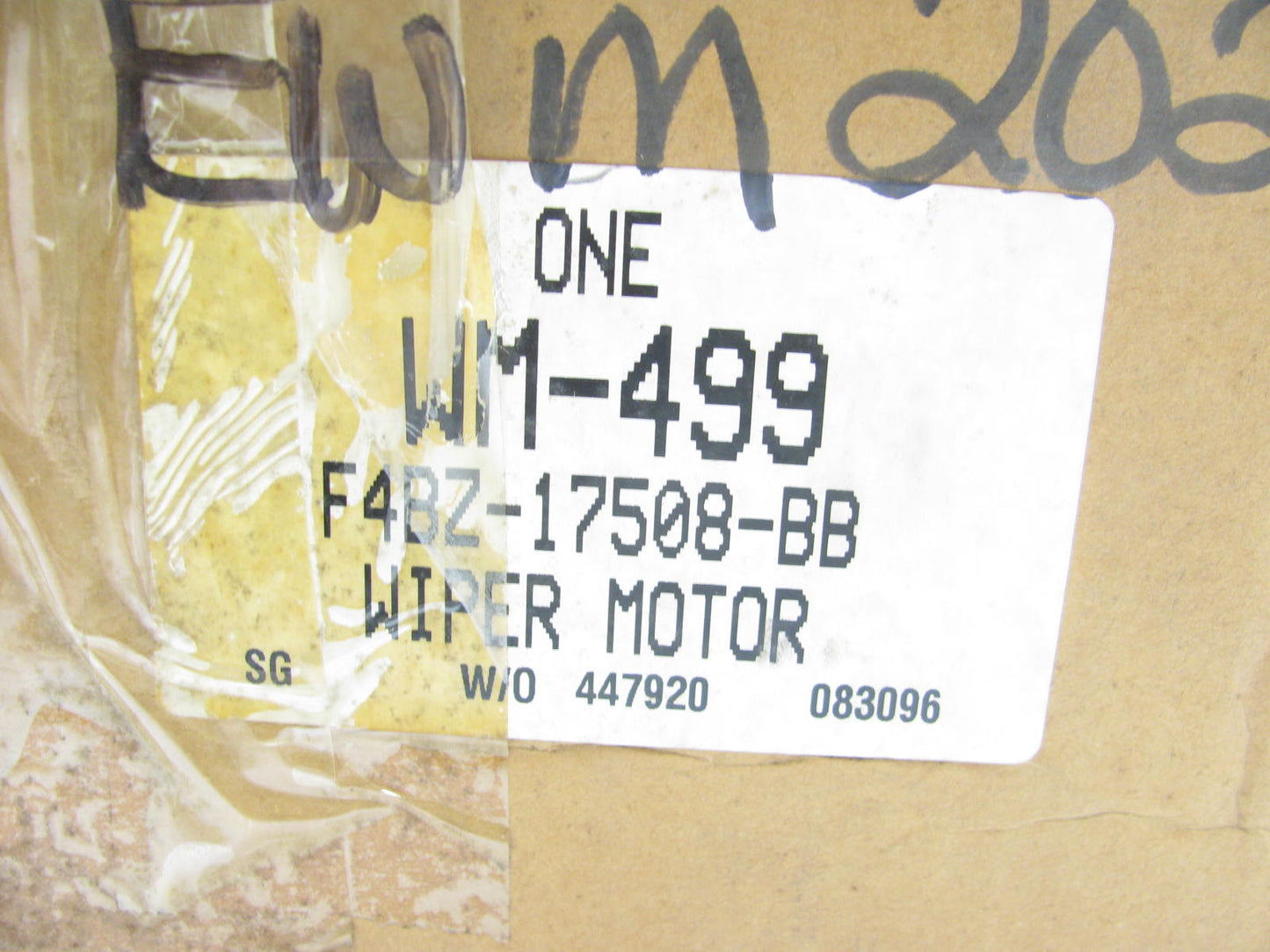 Motorcraft WM-499 Windshield Wiper Motor for 1994-1997 Ford Aspire