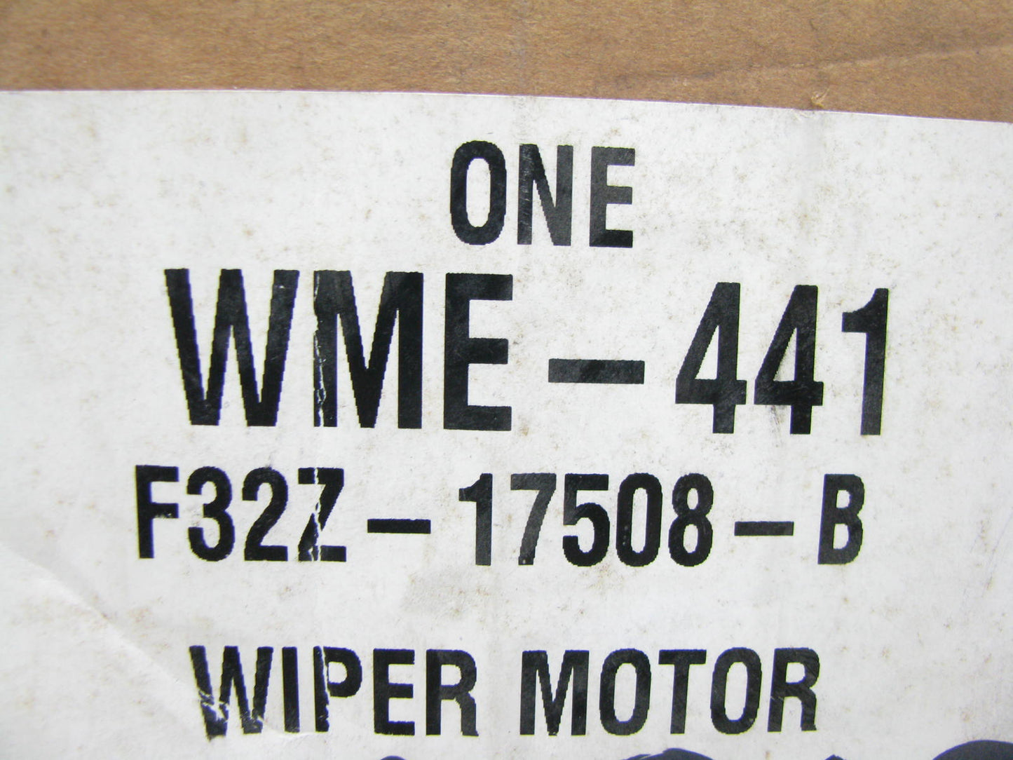 Motorcraft WME-441 Rear Window Wiper Motor 1993-1997 Ford Probe - F32Z-17508-B