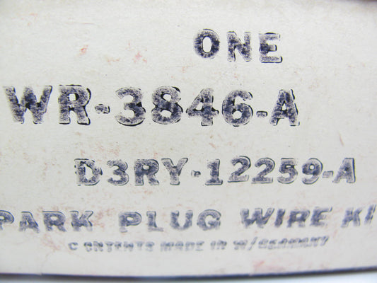 Motorcraft WR-3846-A Ignition Spark Plug Wire Set 1973 Mercury Capri 2.6L-V6