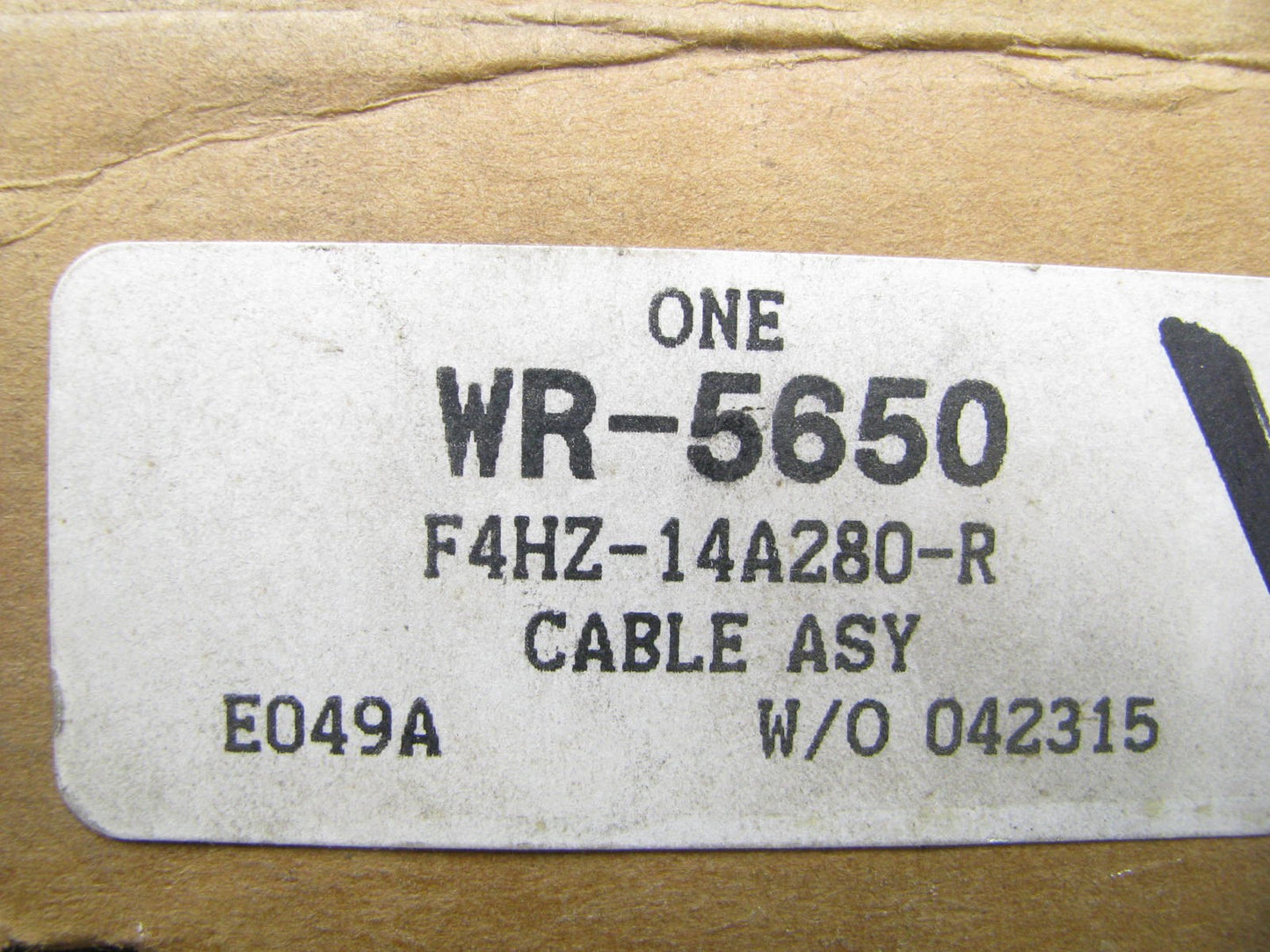 Motorcraft WR-5650 Battery Cable OEM Ford F4HZ-14A280-R 1994-up LN7000 LN8000