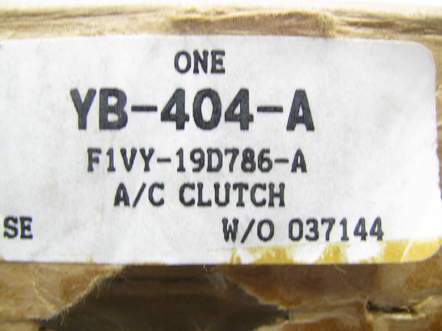 New OEM Motorcraft YB-404-A A/C Compressor Clutch Hub 91 Town Car, 92 Crown Vic