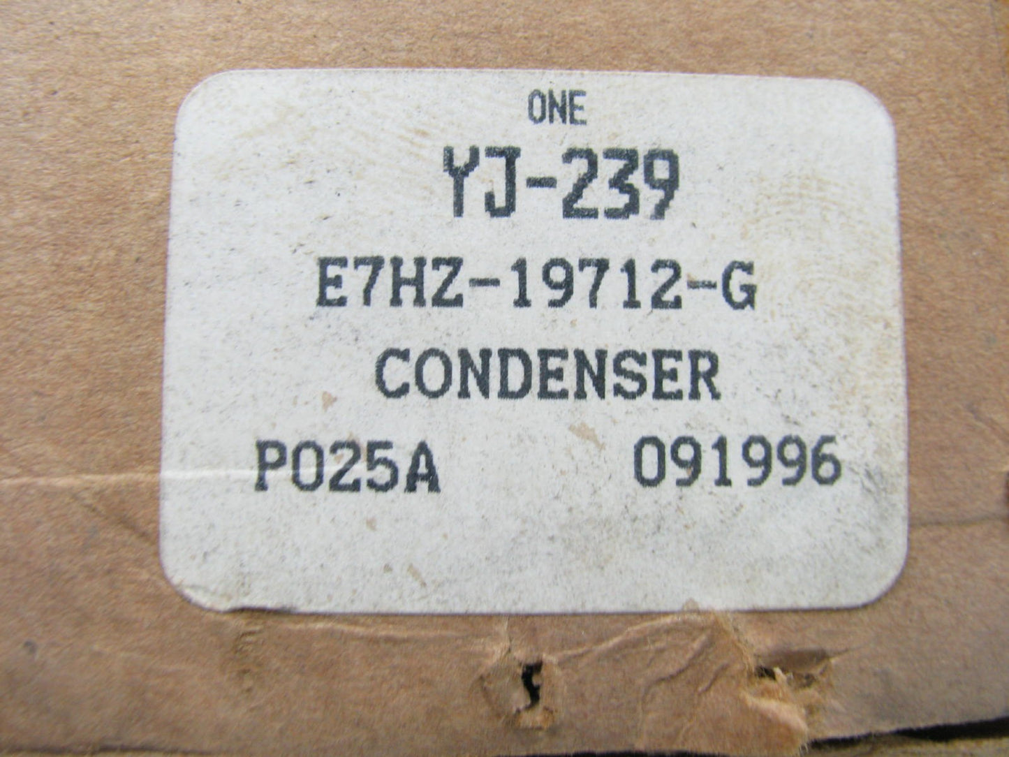 NEW GENUINE Motorcraft YJ239 A/C Condenser 87-90 Ford LN9000 9000 TRUCK